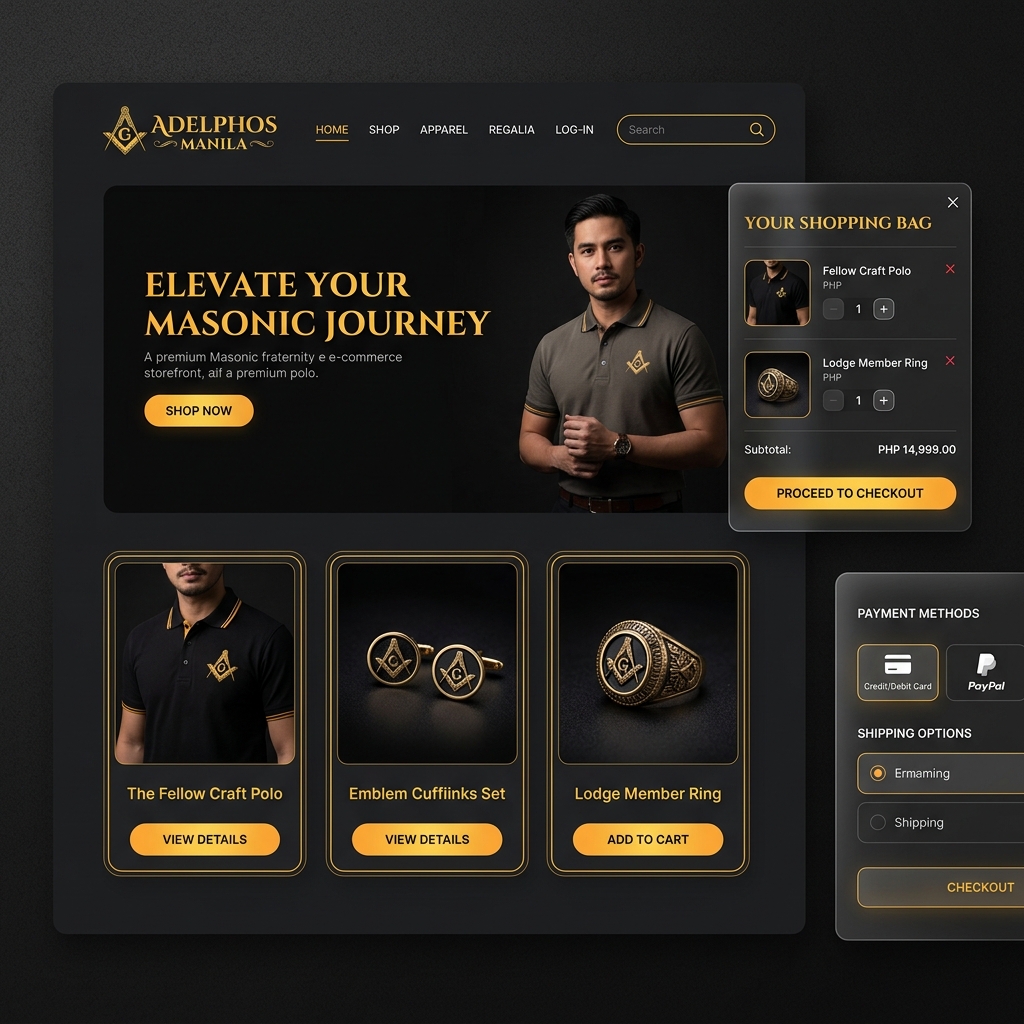 Adelphos Manila — Premium Web Storefront