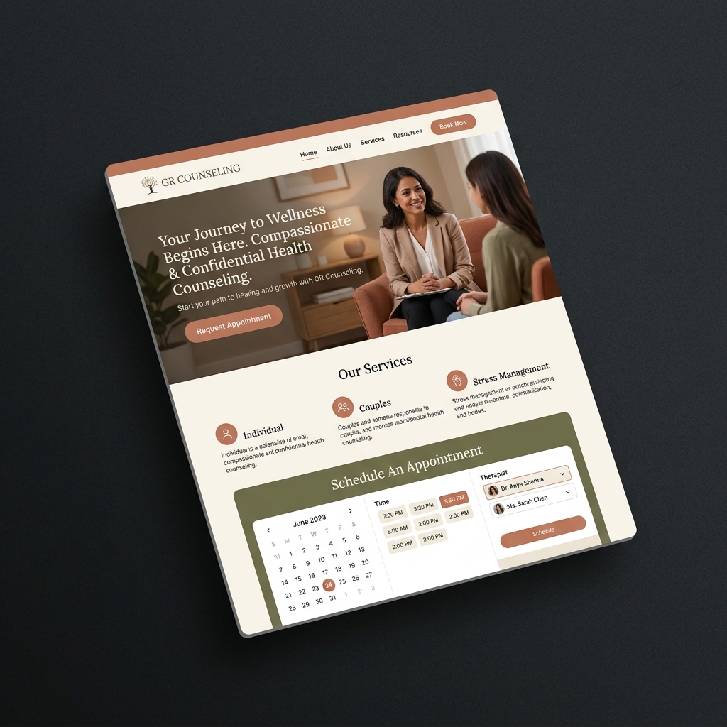 GR Counseling — Health Services Platform
